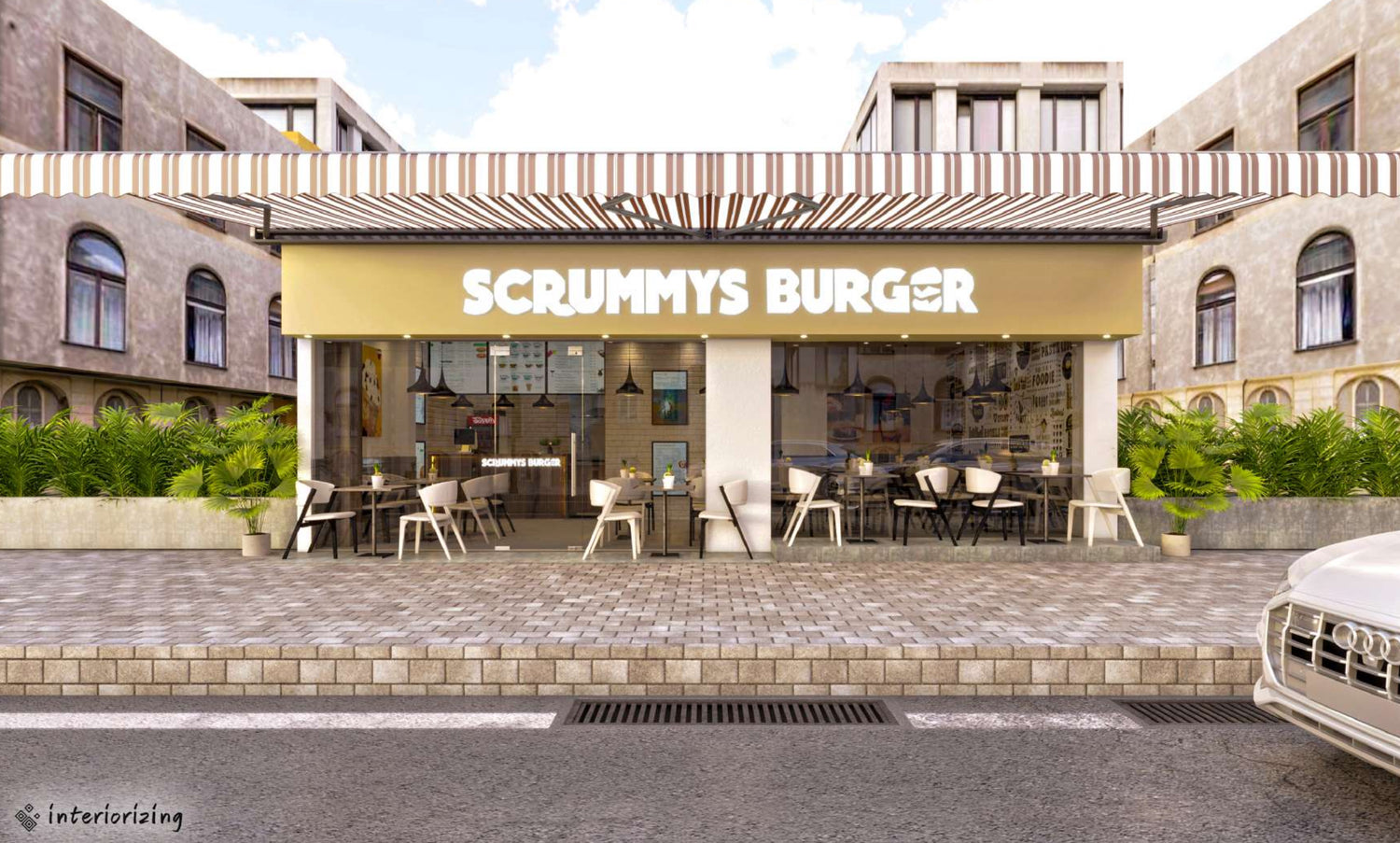 “Scrrumys Burger Café – Where Every Bite is Scrumptious!”