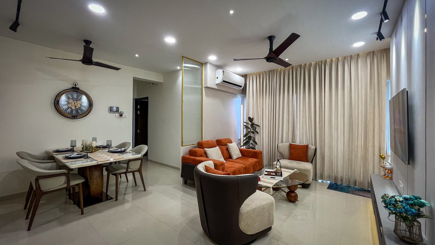 Avadh – A Modern 2 BHK Residence by Mohite &amp; Associates