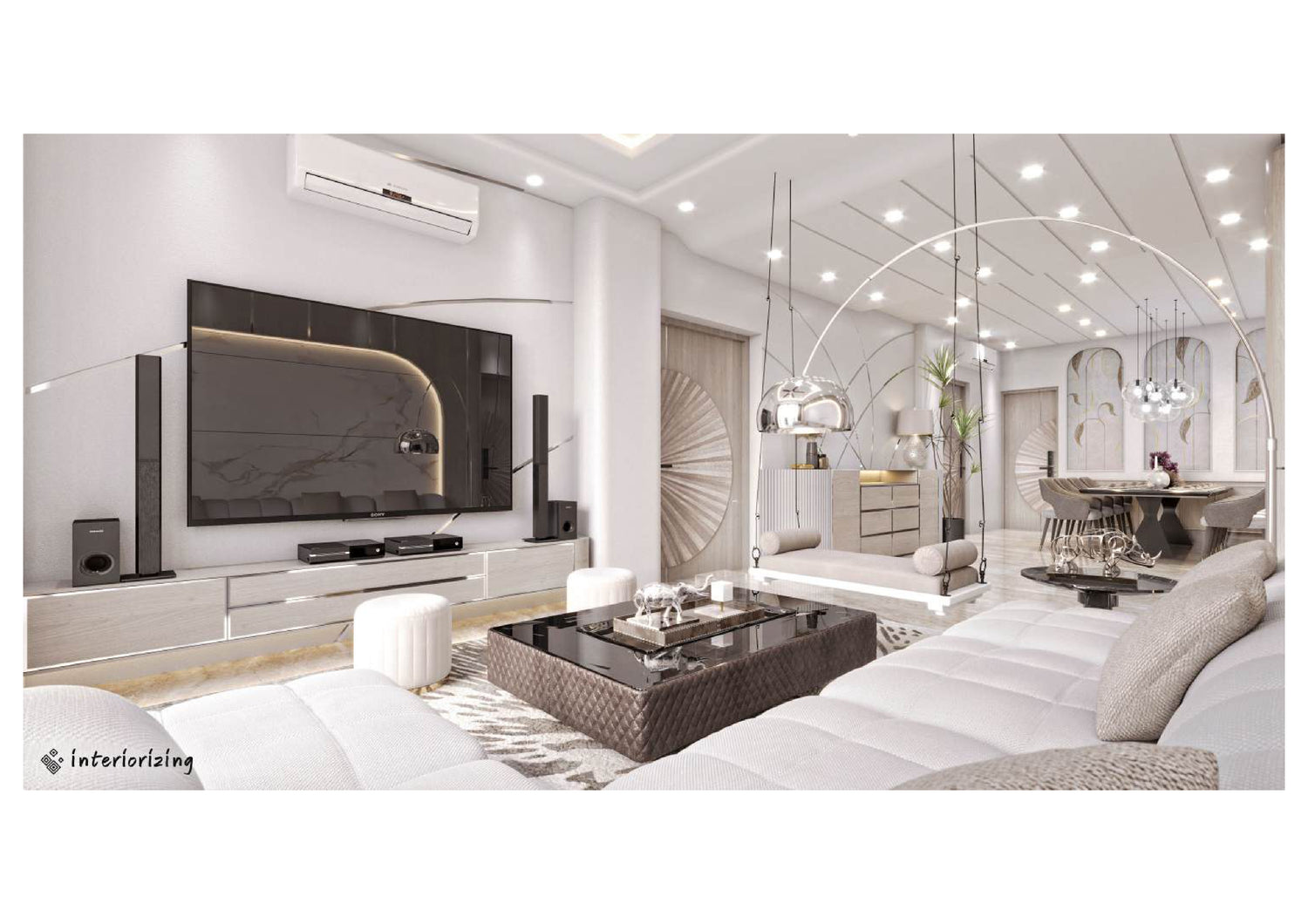 Modern Elegance: 3BHK Park View Apartment