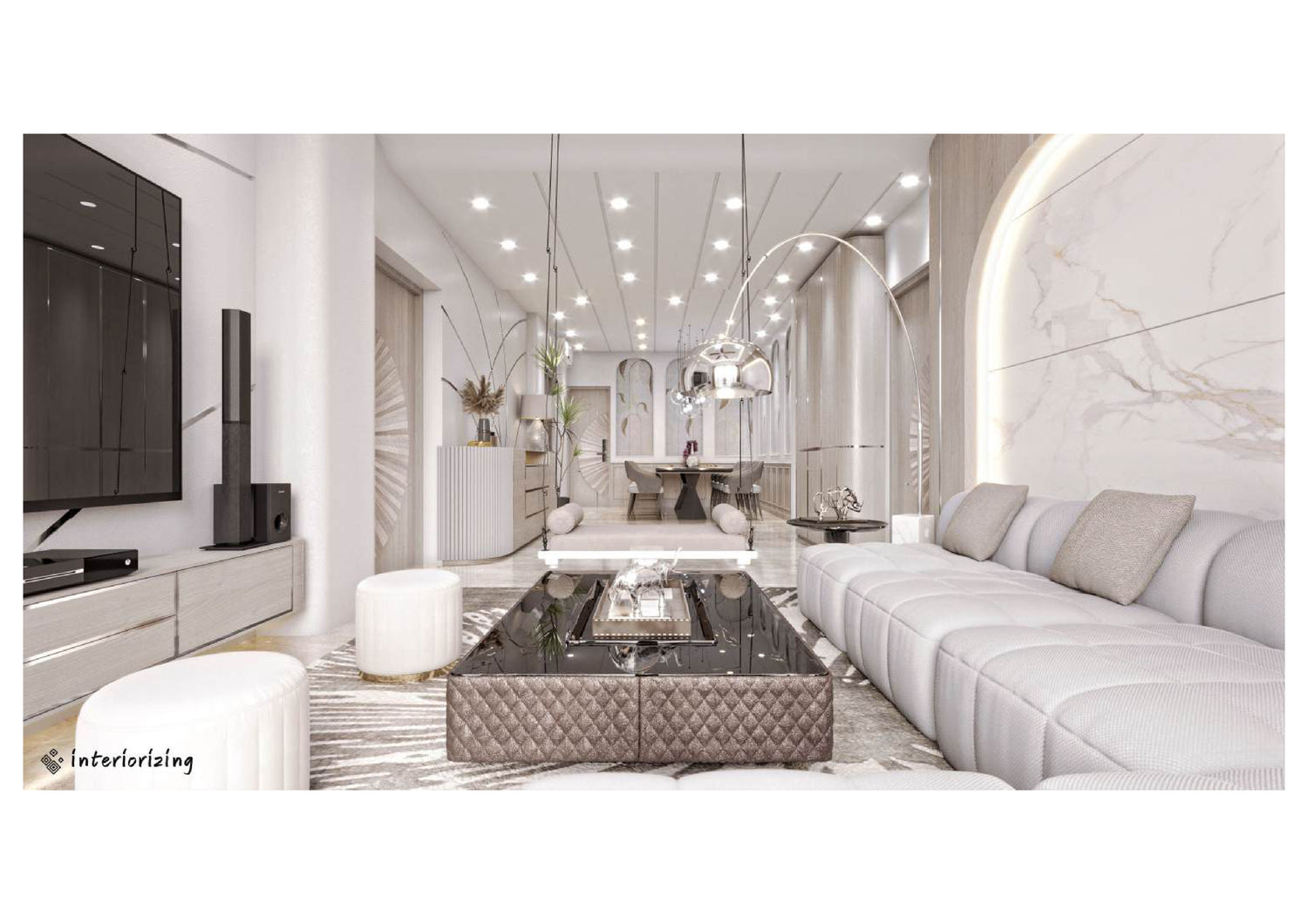 Modern Elegance: 3BHK Park View Apartment