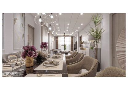 Modern Elegance: 3BHK Park View Apartment