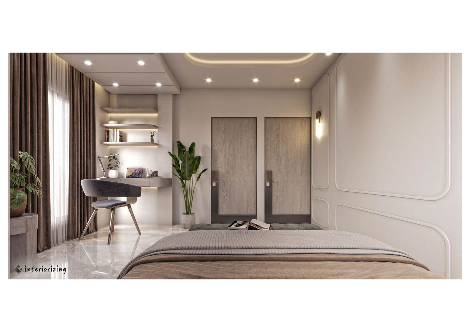 Modern Elegance: 3BHK Park View Apartment