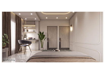 Modern Elegance: 3BHK Park View Apartment