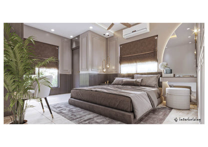 Modern Elegance: 3BHK Park View Apartment