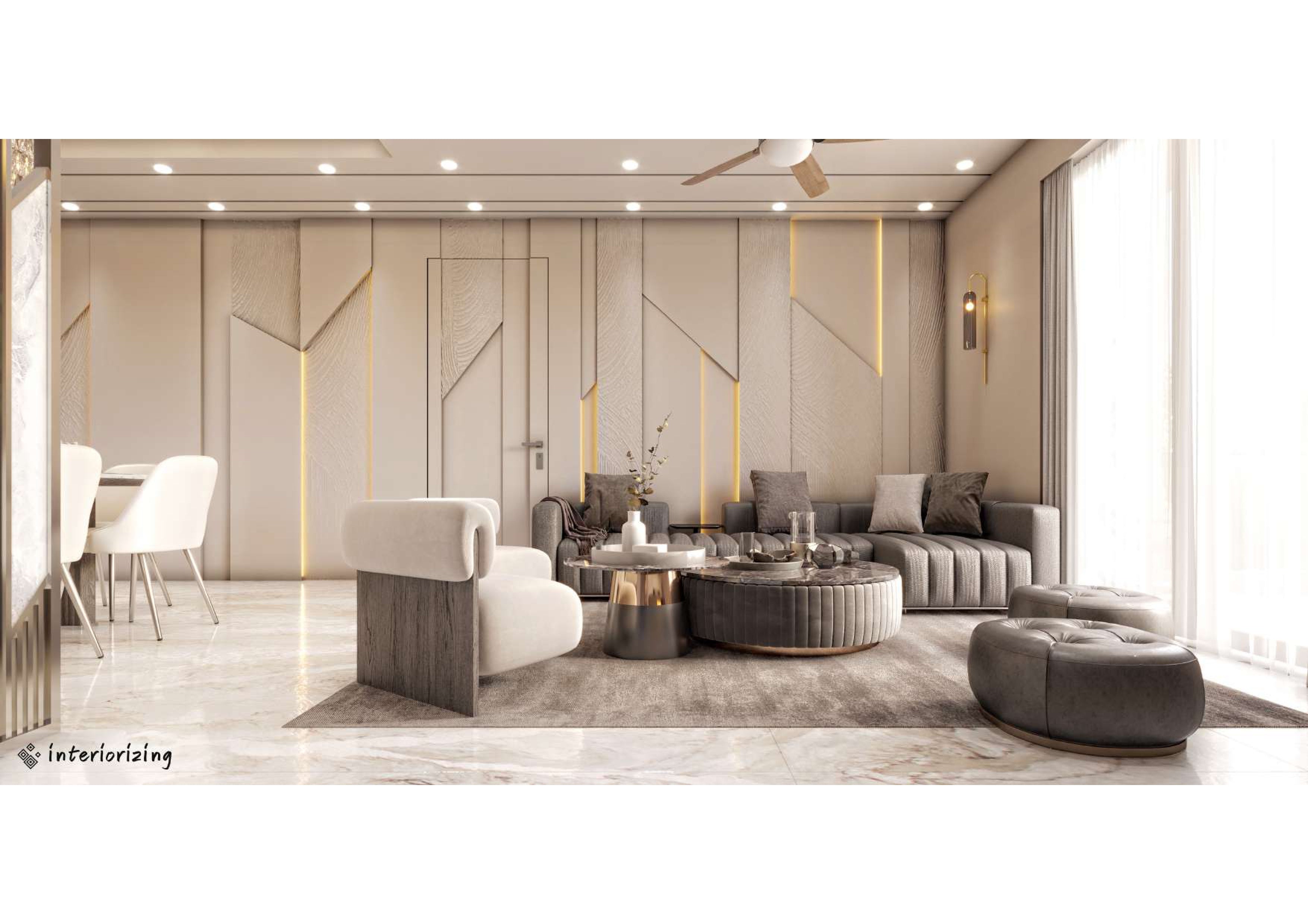 &quot;Serene Abode&quot; – A peaceful and elegant home transformation.