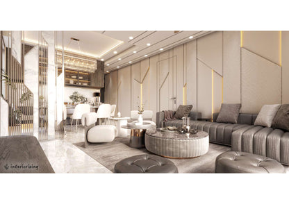 &quot;Serene Abode&quot; – A peaceful and elegant home transformation.