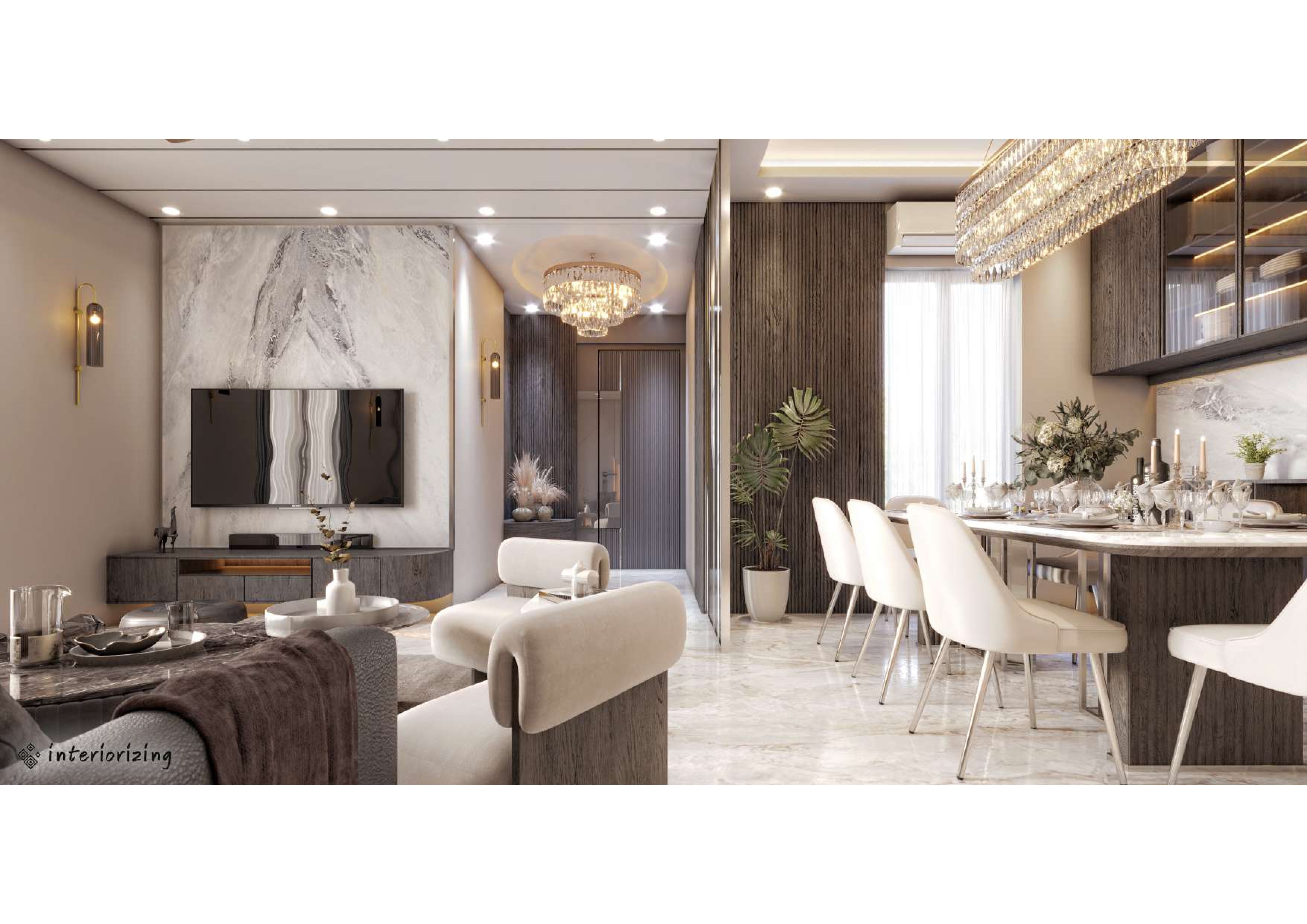 &quot;Serene Abode&quot; – A peaceful and elegant home transformation.