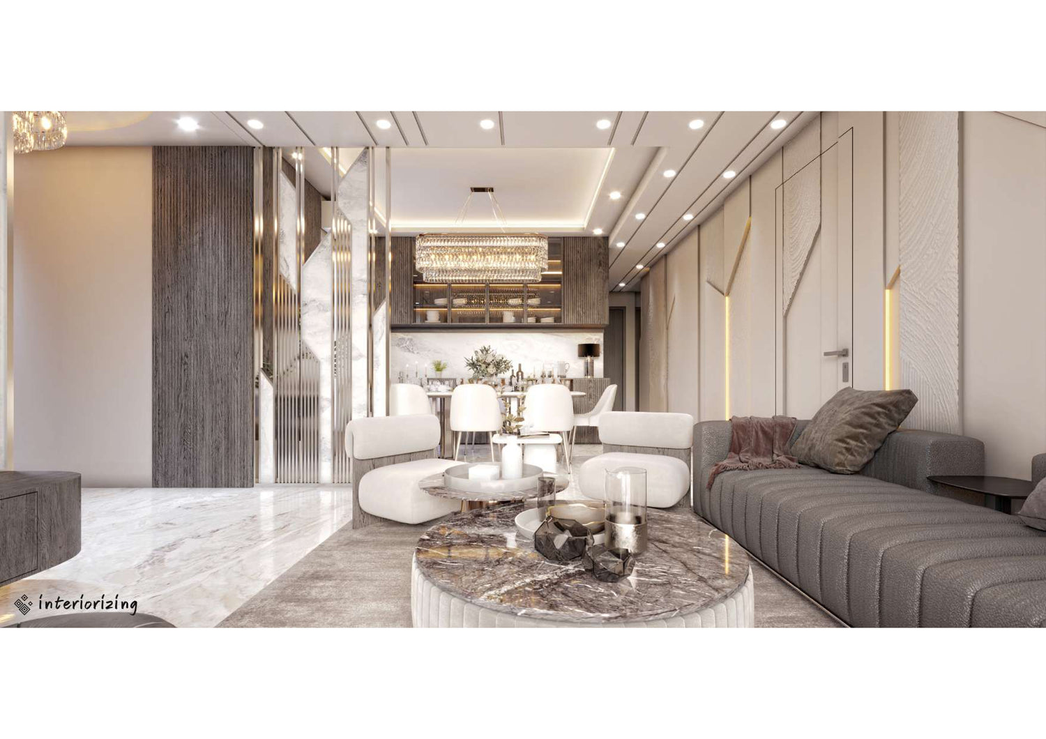 &quot;Serene Abode&quot; – A peaceful and elegant home transformation.